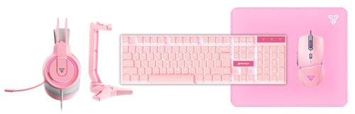 FAN KBD GAMING-P51-5-IN-1-COMBO-SAKURA-PINK