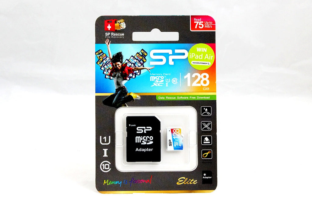 SIP MEM MICROSD-128GB-SP128GBSTXBU1V20SP
