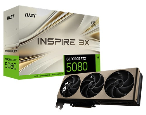 MSI VGA GEFORCE-RTX-5080-16G-INSPIRE-3X-OC