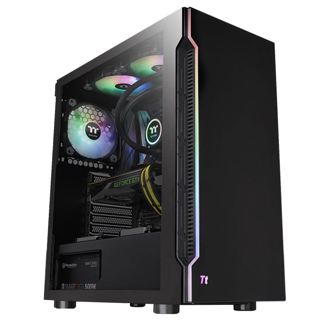 THM CAS H200-TEMPERED-GLASS-RGB-BLACK