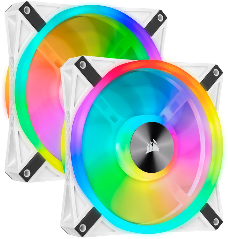 COR FAN 140MM-QL140-RGB-WHITE-2PK