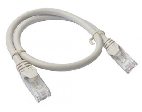 8WR CAB NW-CAT6A-0.25M-GREY/WHITE