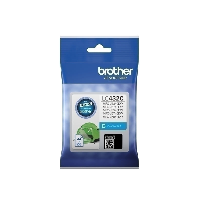 Brother LC432 Cyan Ink Cart