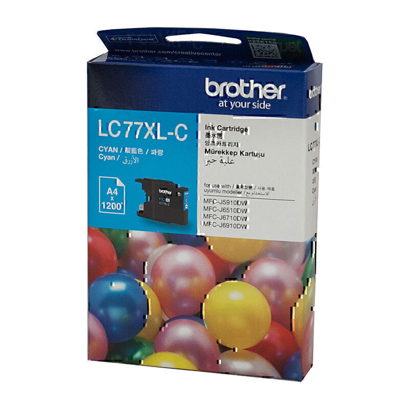 Brother LC77XL Cyan Ink Cart