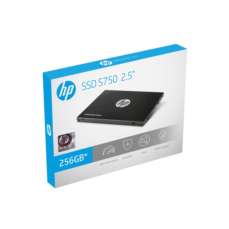 HP S750 256GB SATA III 6GB/s 2.5 inch SSD Delivers Exhilarating Speed 560MB/s  520MB/s New-gen NAND Flash