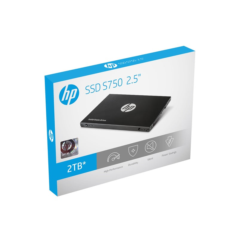 HP S750 2TB SATA III 6GB/s 2.5 inch SSD Delivers Exhilarating Speed 560MB/s  520MB/s New-gen NAND Flash