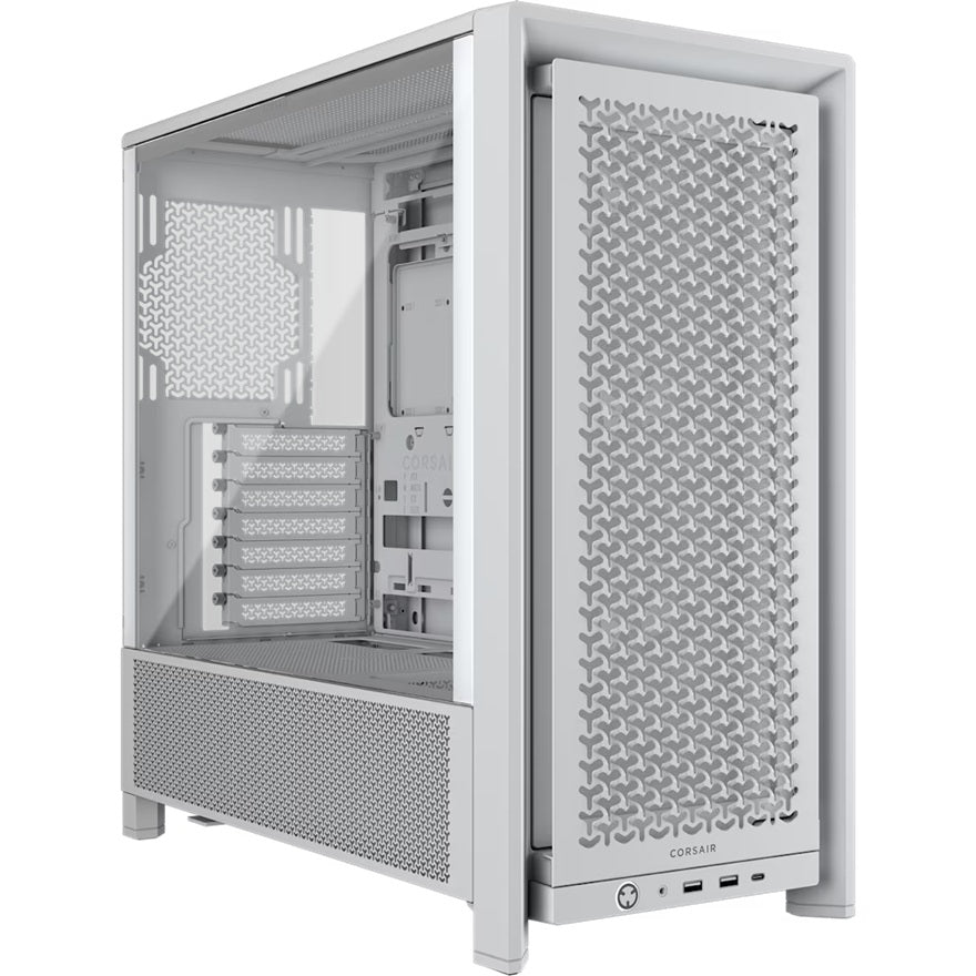 FRAME 4000D RS Modular Mid-Tower PC Case - White, ATX, 430mm GPU, 170mm CPU cooler, 360mm rad, 1x USB-C 3.2 Gen 2
