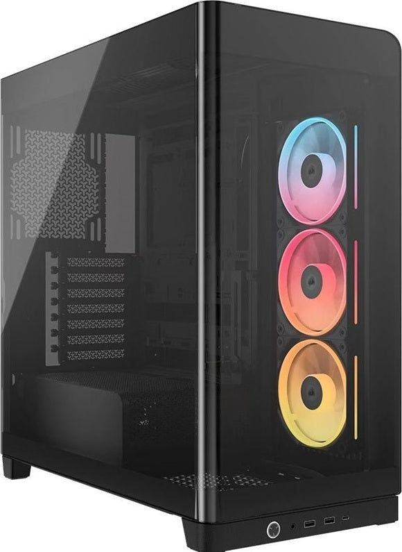 Corsair FRAME 4500X LX-R RGB LINK Panoramic Glass Mid-Tower PC Case​ Black
