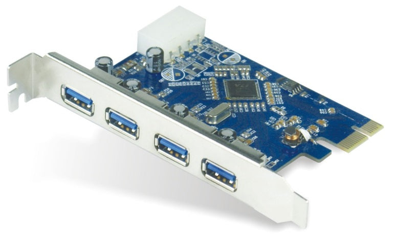 Astrotek 4x Ports USB 3.0 PCIe PCI Express Add-on Card Adapter 5Gbps Windows XP/7/8/10 Server 2008  later Renesas 720201 Chipset Full Height