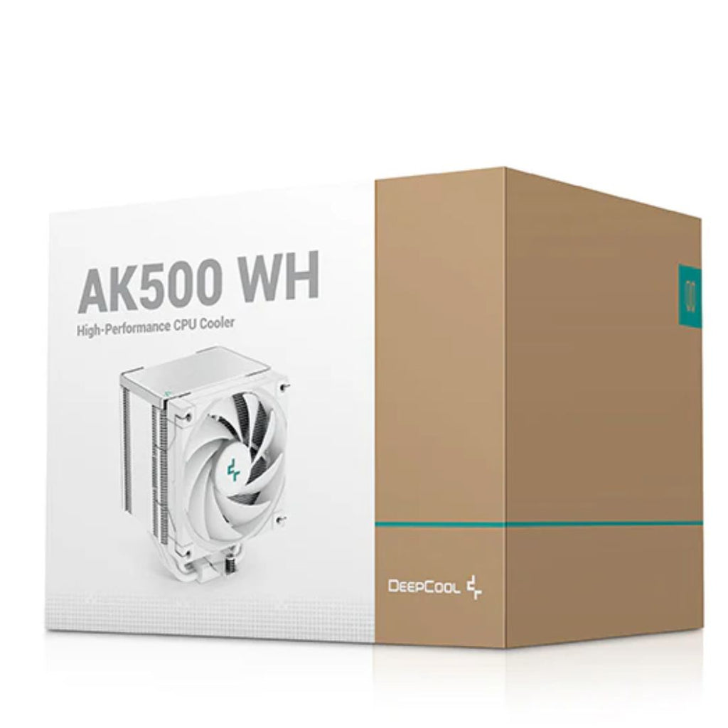 DeepCool AK500-W High-Performance CPU Cooler, 5 Copper Heat Pipes, Single-Tower Heatsink, 120mm FDB PWM Fan, 240W Intel LGA2066/2011-v3/2011/1700/1200