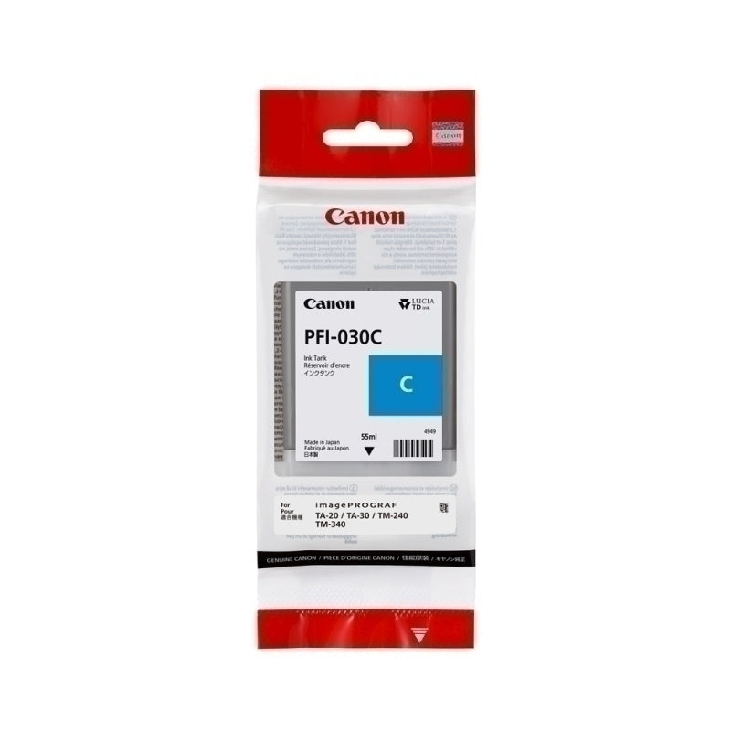 Canon PFI030 Cyan Ink