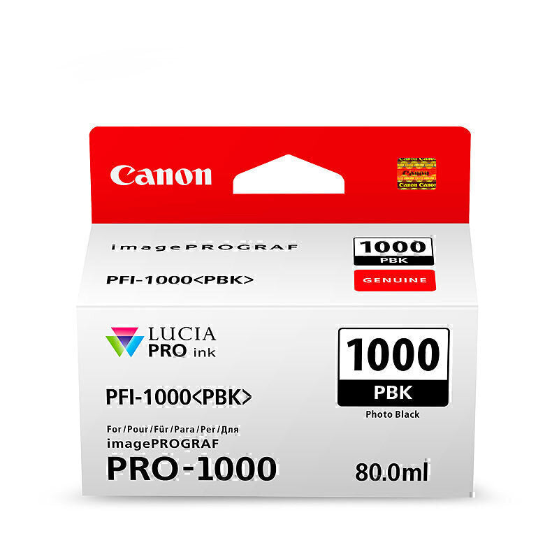 Canon PFI1000 Ph Blk Ink Cart