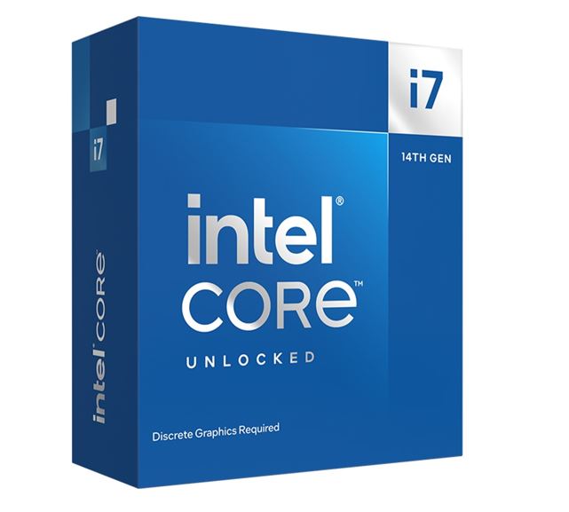 Intel i7 14700KF CPU 4.2GHz (5.4GHz Turbo) 14th Gen LGA1700 16-Cores 24-Threads 30MB 125W Graphic Card Required Retail Raptor Lake no Fan