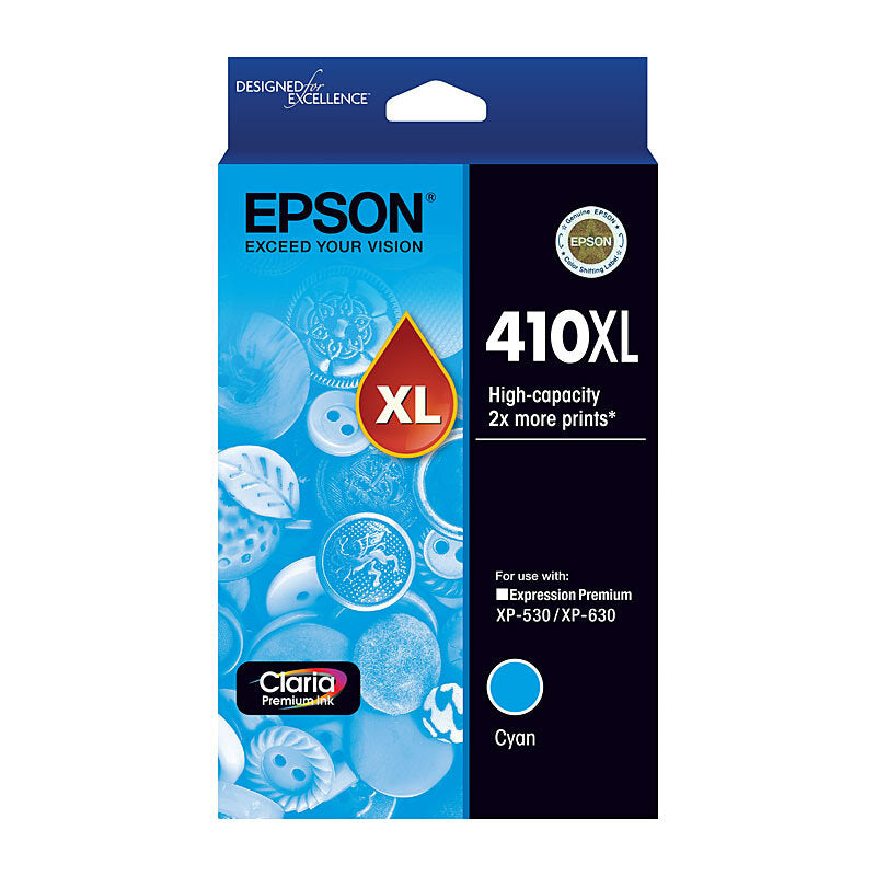 Epson 410XL Cyan Ink Cart