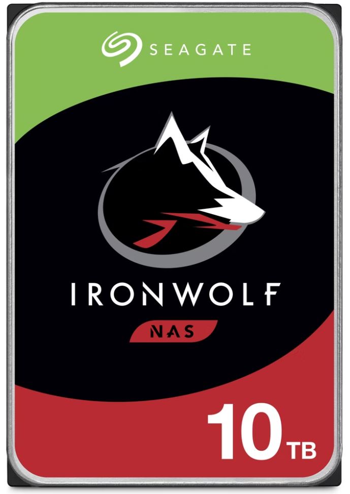 Seagate IronWolf ST10000VN000 10TB 7200 RPM 256MB Cache SATA 6.0Gb/s 3.5" Hard Drives Bare Drive