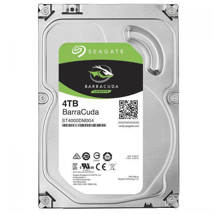 Seagate 4TB 3.5" Barracuda, 5400RPM SATA3 6Gb/s 256MB Cache HDD