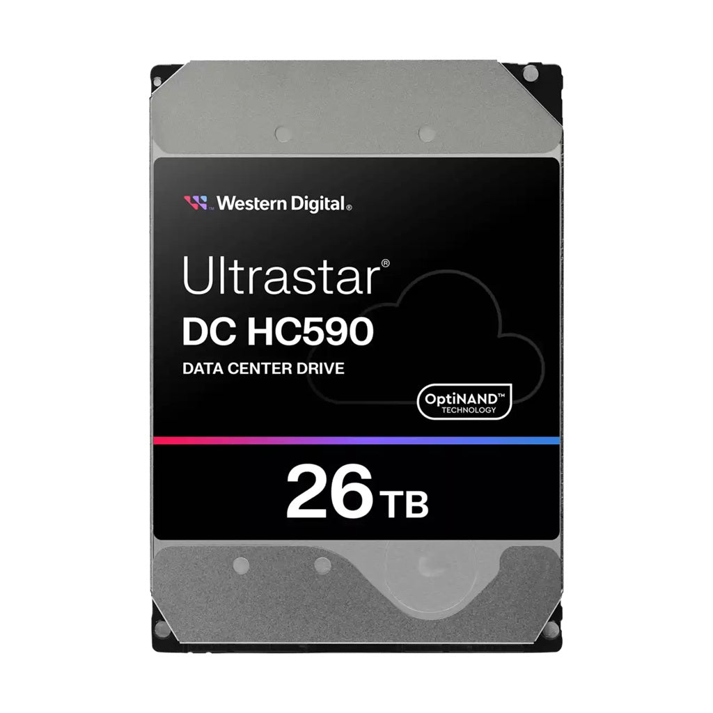 Western Digital WD Ultrastar DC HC590 Data Center Hard Drive - 26TB 3.5" SATA 512MB 7200RPM 5yrs wty WUH722626ALE6L4
