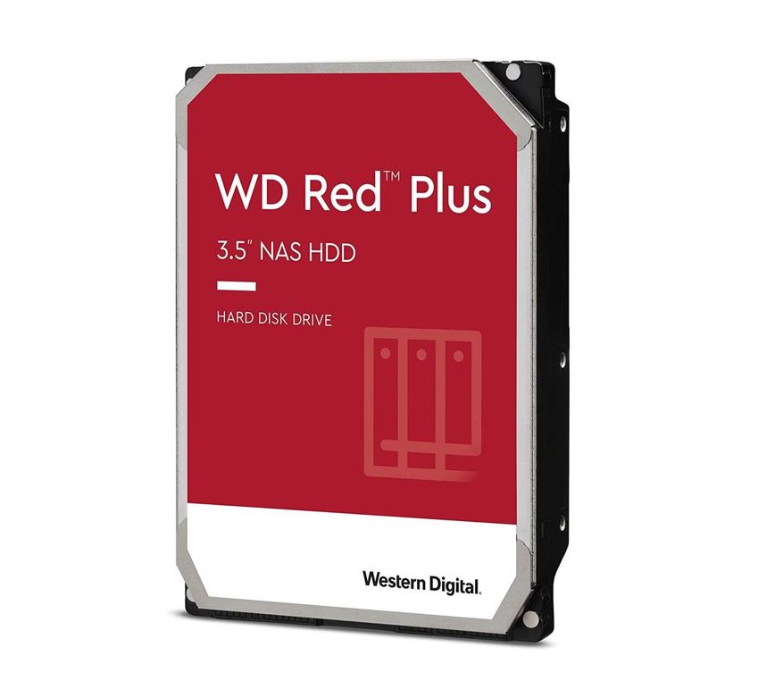 Western Digital WD Red Plus 12TB 3.5" NAS HDD SATA3 7200RPM 256MB Cache 24x7 180TBW ~8-bays NASware 3.0 CMR Tech 3yrs wty