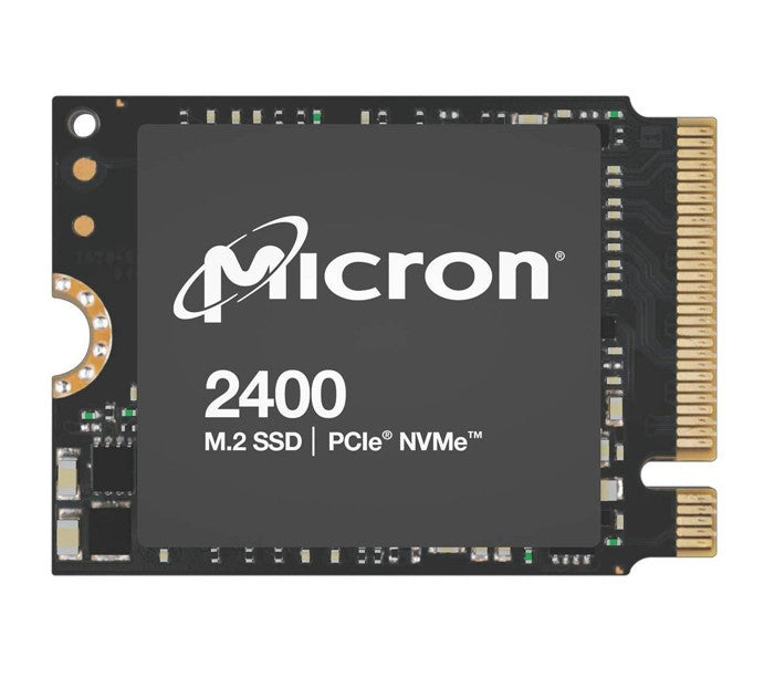 Micron/Crucial 2400 2TB M.2 2230 NVMe SSD 4500/4000 MB/s 650K/700K 600TBW 2M MTTF AES 256-bit Encryption 3yrs wty