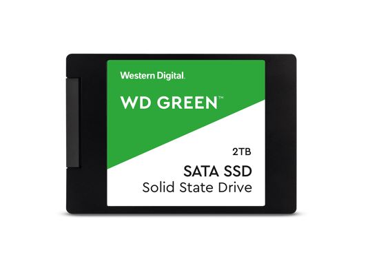 Western Digital WD Green 2TB 2.5" SSD SATA 545R/430W MB/s 80TBW 3D NAND 7mm 3 Years Warranty (LS) replacement WDS200T5G0A