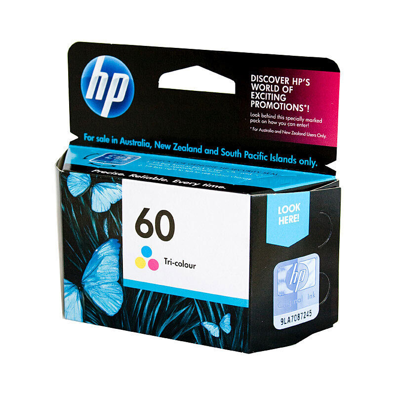 HP 60 Tri Colour Ink CC643WA