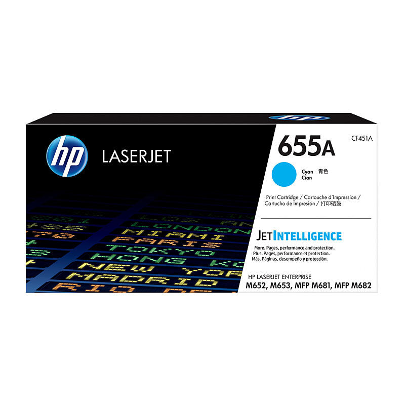 HP #655A Cyan Toner CF451A