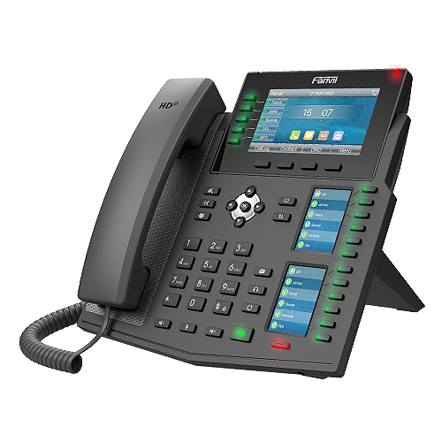 Fanvil X6U Enterprise IP Phone - 4.3" (Video) Colour Screen, 20 Lines, 60 x DSS Buttons, Dual Gigabit NIC, Built in Bluetooth, *SBC Ready (V2)