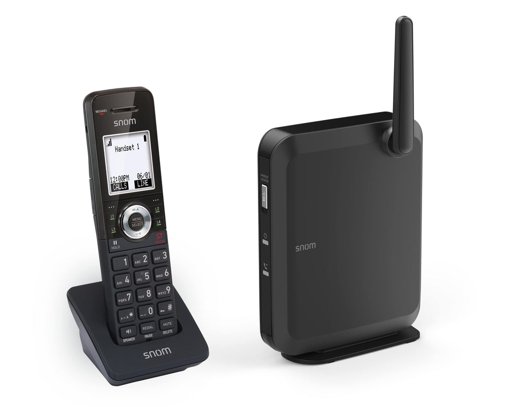 SNOM M110SC Snom IP DECT Bundle, PoE, Back, Long Standby Time, GAP Compadibility, Security (TLS  SRTP)