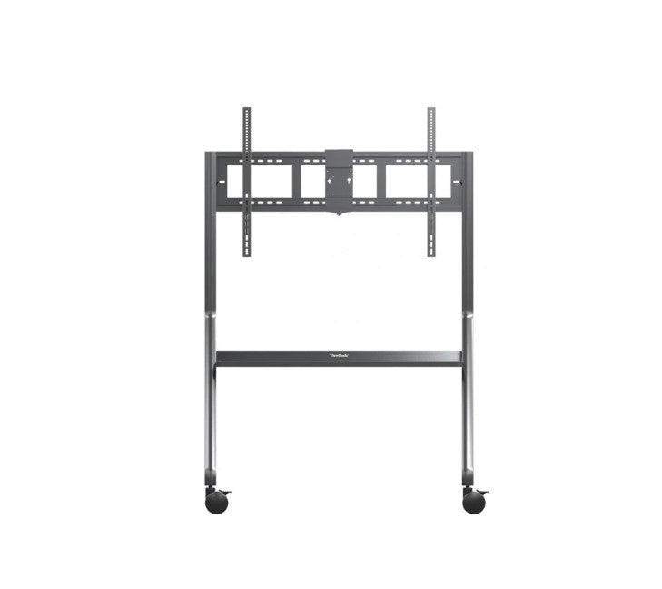 ViewSonic VB-STND-009 Slim Trolley Cart for 55" to 105" Display, Streamlined, height-adjustable design, 360° silent wheels with quick-release brakes