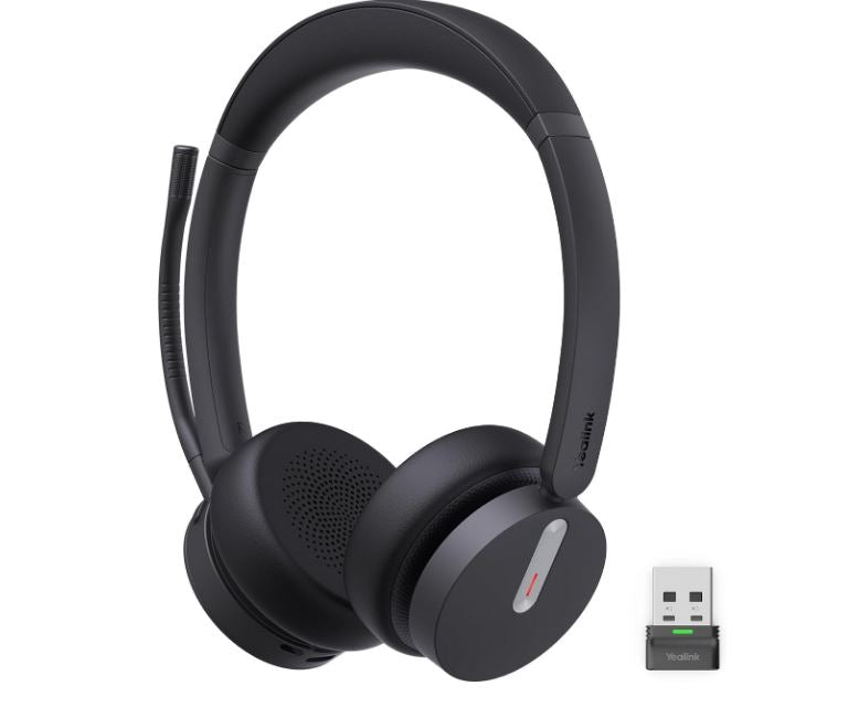 Yealink BH70 Bluetooth Wireless Stereo Headset, Black, Dual Teams USB-C