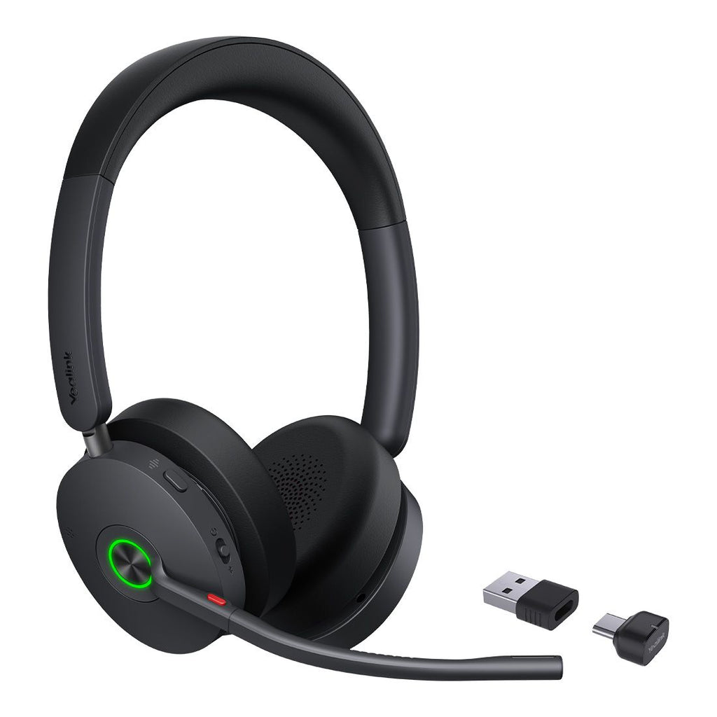 Yealink BH74 UC USB-C/A Bluetooth Headset, Active Noise Cancellation, 6 Mic,  Acoustic Shield, Wireless range 50 m, talk time of up to 32 hours