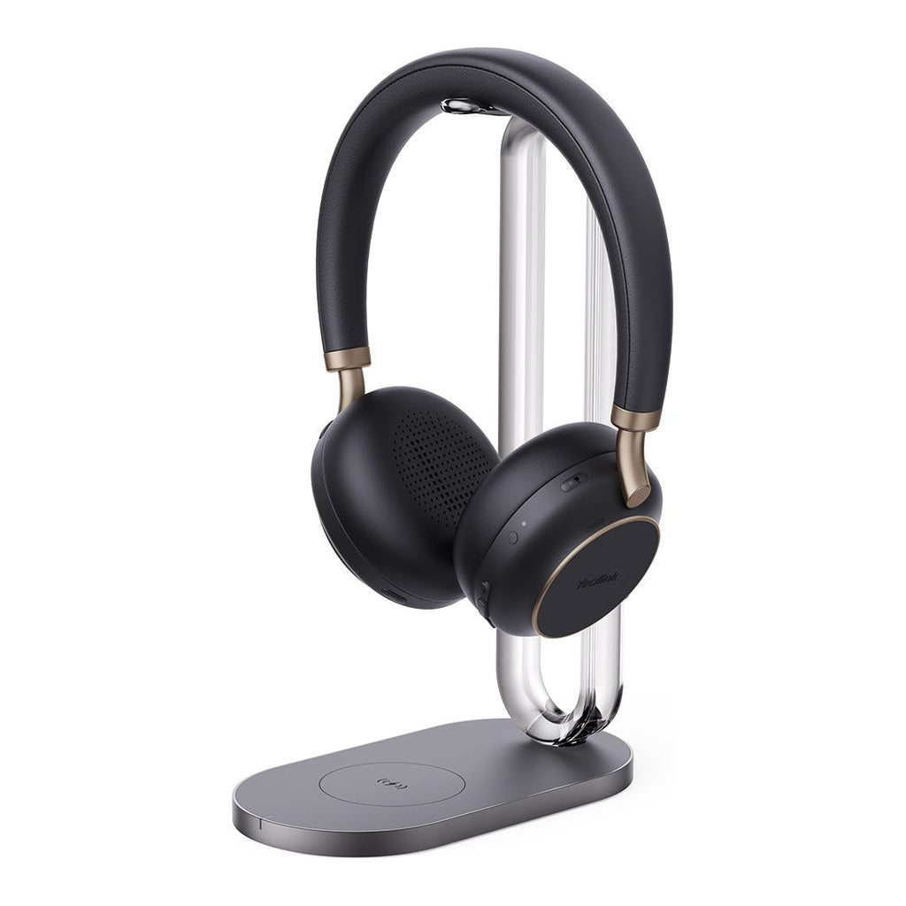 Yealink BH76 Bluetooth Stereo Headset, UC, USB-C, Microsoft Teams  UC Certified, ANC, Charging Stand, Retractable 5 Microphone, 35 Hours *EOS*