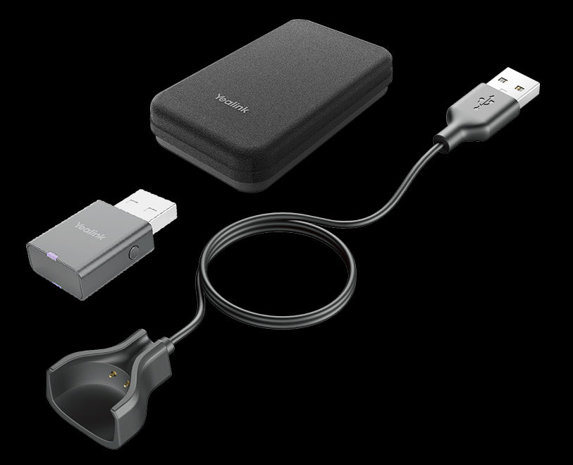 Yealink Portable Accessory Kit for WH63/67, Carry Case, Charging Cable, WDD60 DECT Dongle