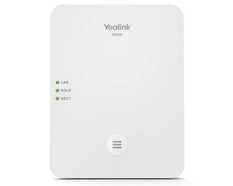 Yealink W80B Wireless DECT Solution including works with W56H  W53H  (A W80-DM - IPY-W80DM - is required for this set to work)