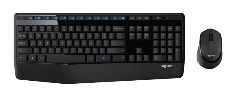 Logitech MK345 Wireless Keyboard  Mouse Combo Full Size 12 Media Key Long Battery Life Comfortable (NEW!!)