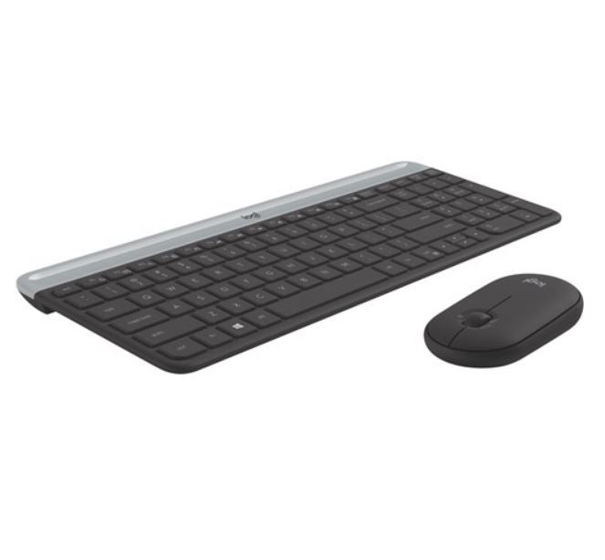 (LS) Logitech MK470 Slim Wireless Keyboard Mouse Combo Nano Receiver 1 Yr Warranty (replacement MK540 and MK545)