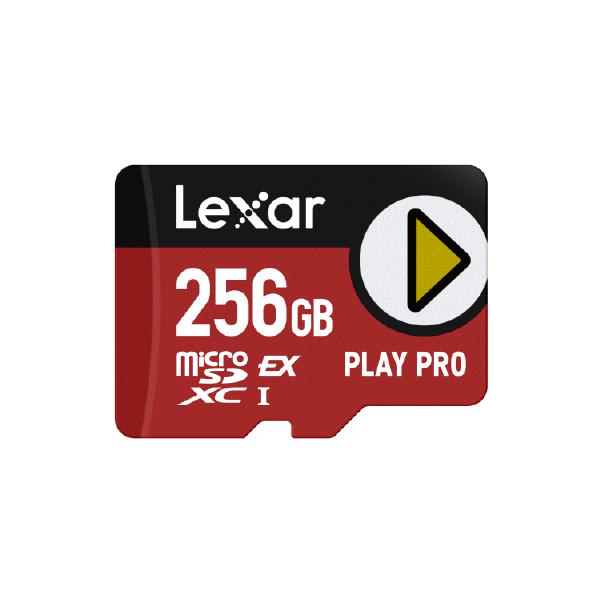 Lexar 256GB PLAY PRO microSDXC Express Card - High performance, up to 900MB/s read and 600MB/s write, Limited Lifetime Warranty.
