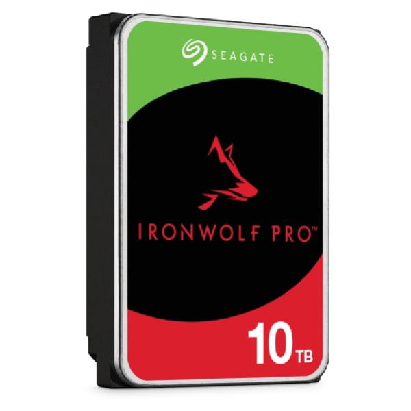 Seagate IronWolf Pro, NAS, Internal 3.5&quot; HDD, 10TB, SATA 6Gb/s, 7200RPM, 256MB Cache, Limited 5 Year Warranty