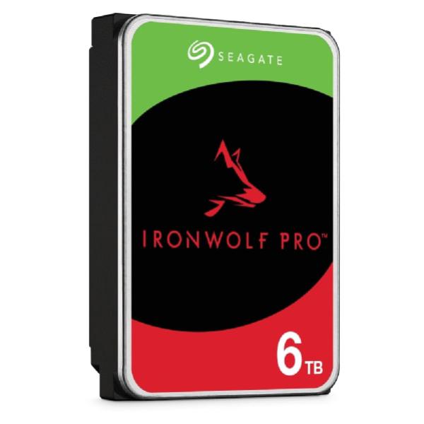 Seagate IronWolf Pro, NAS, Internal 3.5&quot; HDD, 6TB, SATA 6Gb/s, 7200RPM, 256MB Cache, Limited 5 Year Warranty
