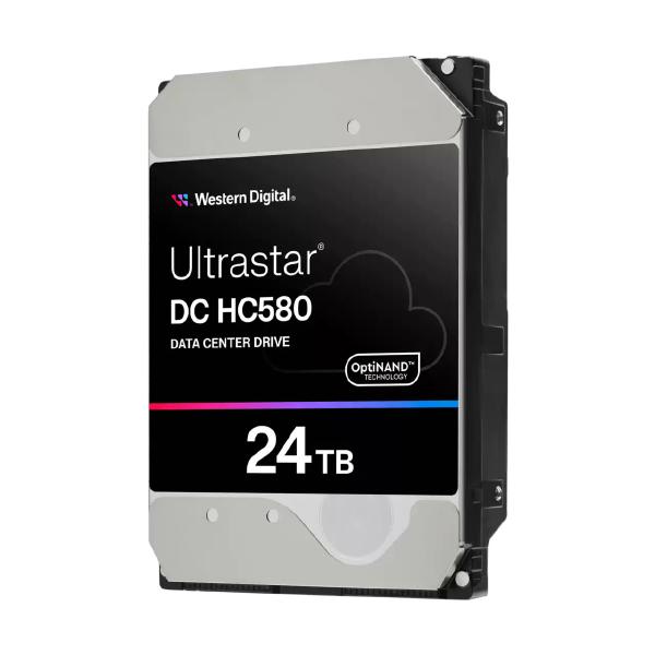 WD 24TB Ultrastar DC HC580 Enterprise 3.5&quot; Hard Drive, SATA, 7200RPM, 512MB Cache, CMR, 5yr Wty