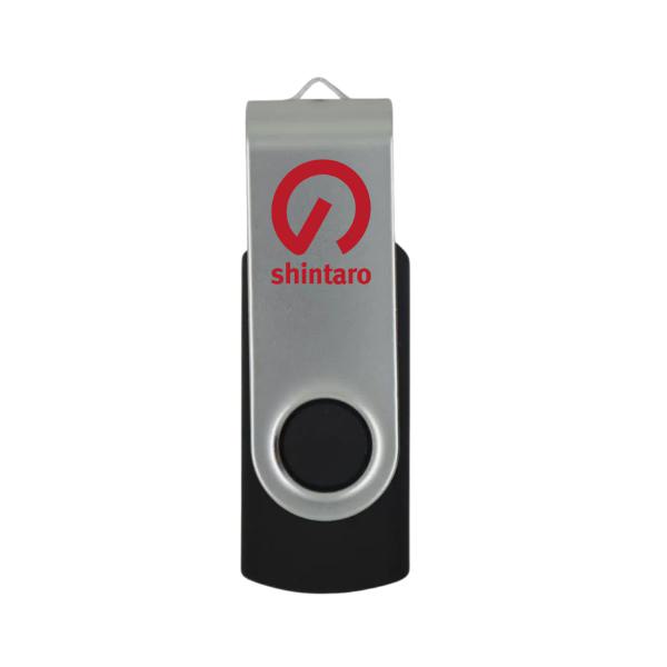 Shintaro 64GB Rotating Pocket Disk - USB 2.0, High-Speed, Slim Design