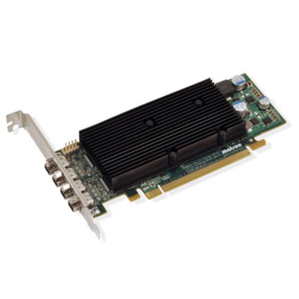 NQR *Open Box* Matrox M9148-E1024LAF LP PCIe x16 Quad Graphics Card. 1 Year Warranty.