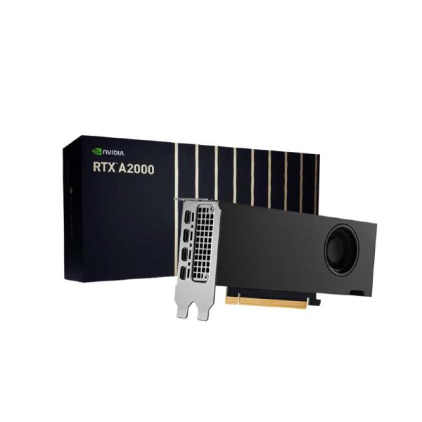NVIDIA RTX A2000, 12GB, GDDR6 192-bit, 288GB/s, PCIe Gen4 x 16, Dual Slot, 4x Mini DisplayPort 1.4, 70W, Ampere, 3YR Warranty