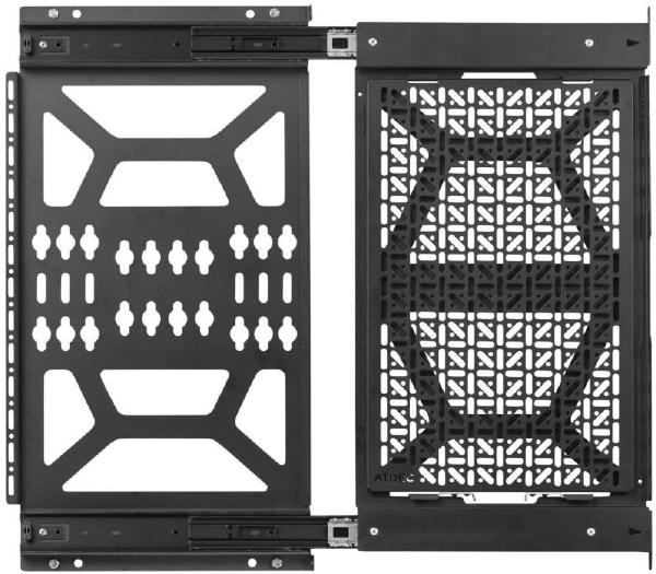 Atdec Media Device Storage Sliding Panel