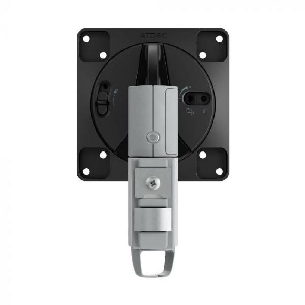 Atdec AWM-A13T Short Swing Monitor Arm, Adjustable Tilt and Pan, Silver