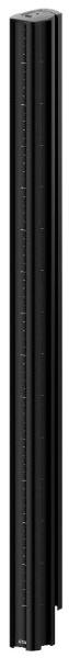 Atdec 750mm Tall Post With Guide Marks Black
