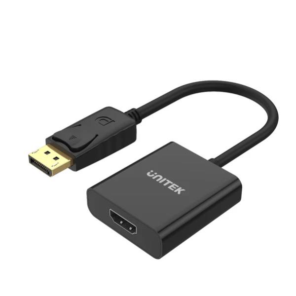 Unitek DisplayPort to HDMI 1080P Full HD Adapter, Black