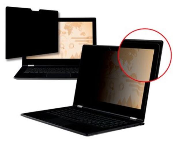 3M Touch Privacy Filter for 15.6&quot; Full Screen Laptop with 3M COMPLY Flip Attach, 16:9