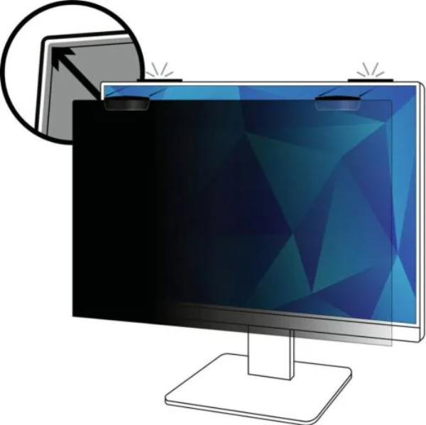 3M Privacy Filter for 27" Full Screen Monitor with 3M COMPLY Magnetic Attach, 16:9