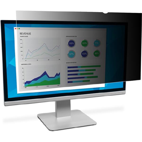 3M Privacy Filter for 34" Full Screen Monitor with Large Display Attachment, 21:9